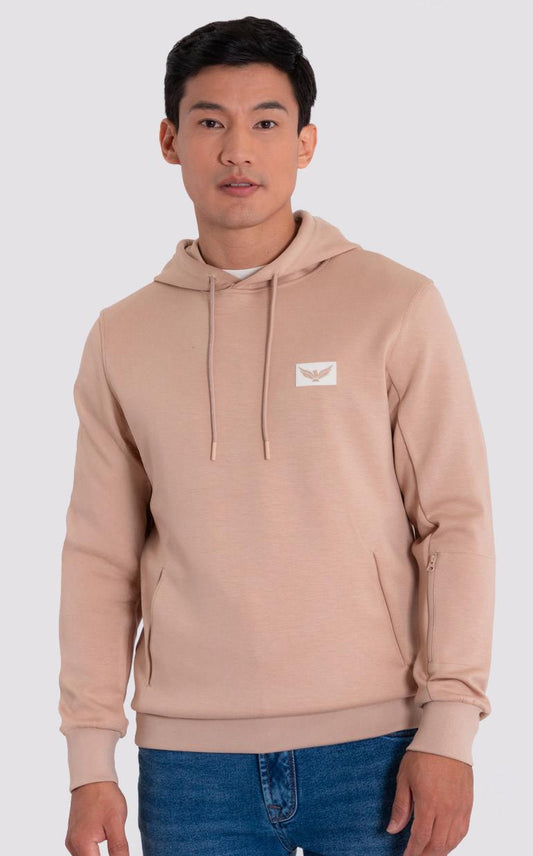 Buzo Capota Hombre Oxford 118118 Arena Oscuro