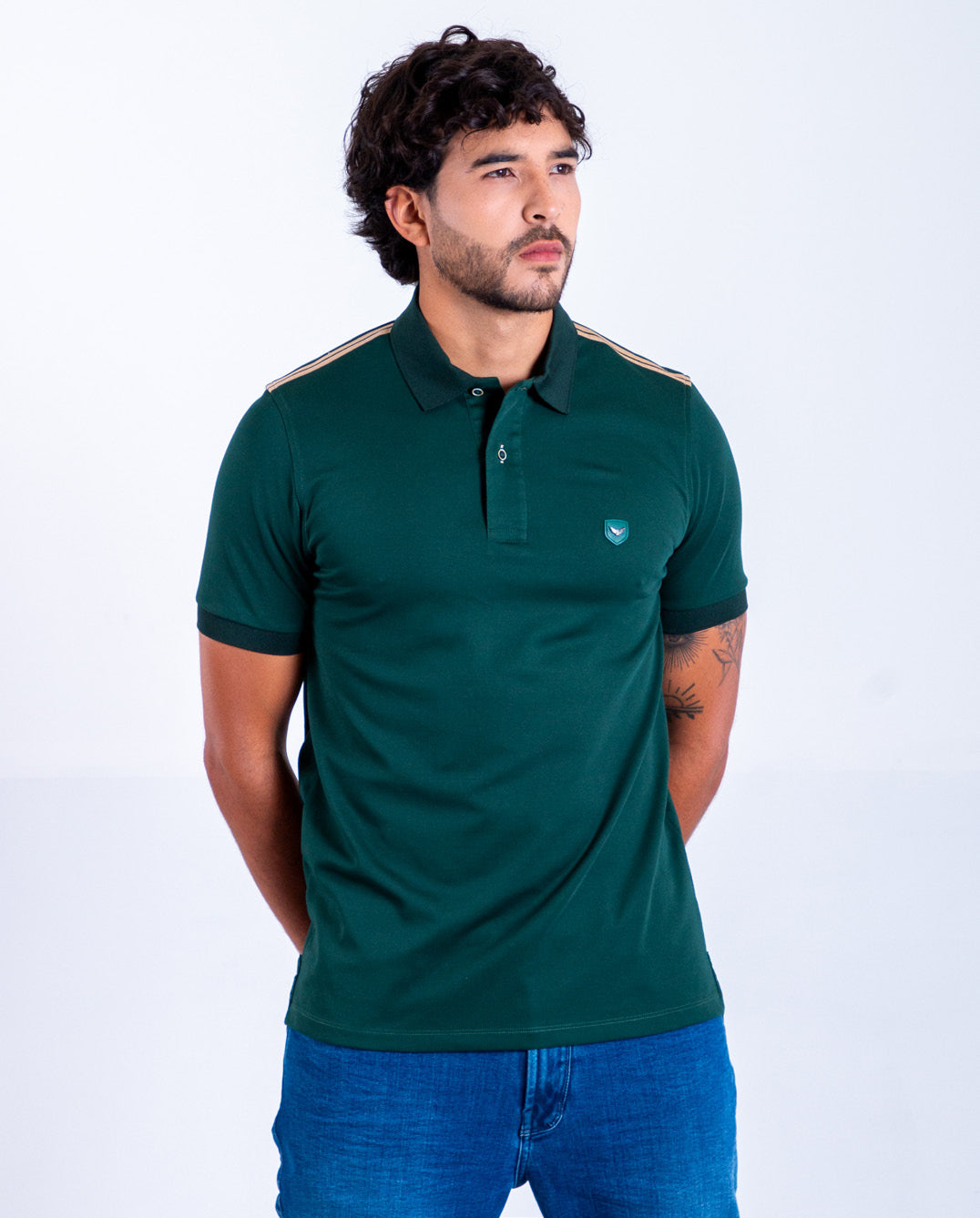 Camiseta Polo Oxford 022596 Verde