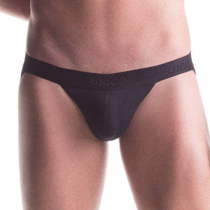 Jock Strap Unico Clasico Intenso Microfibra Negro