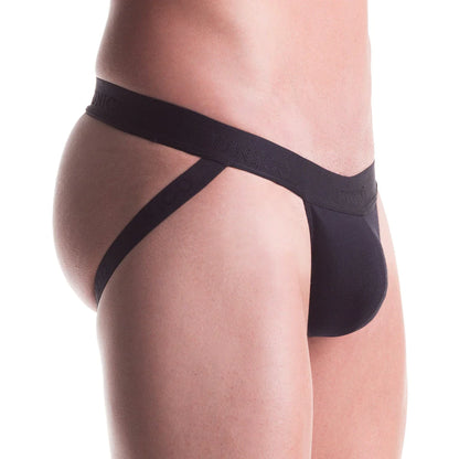 Jock Strap Unico Clasico Intenso Microfibra Negro