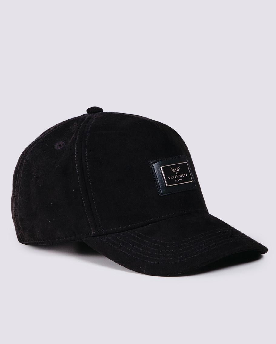 Gorra Oxford 125525 Negro Con Aplique