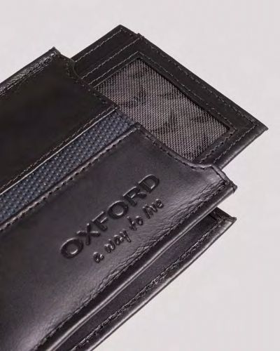 Billetera Hombre Oxford 133040 Negro