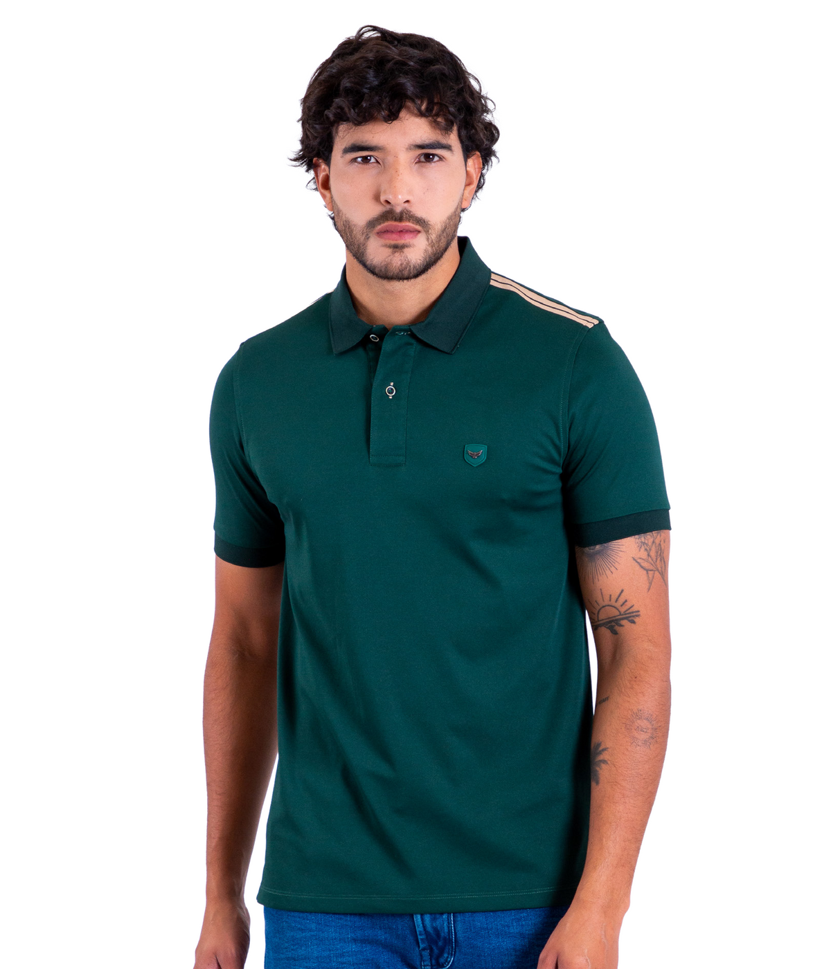 Camiseta Polo Oxford 022596 Verde