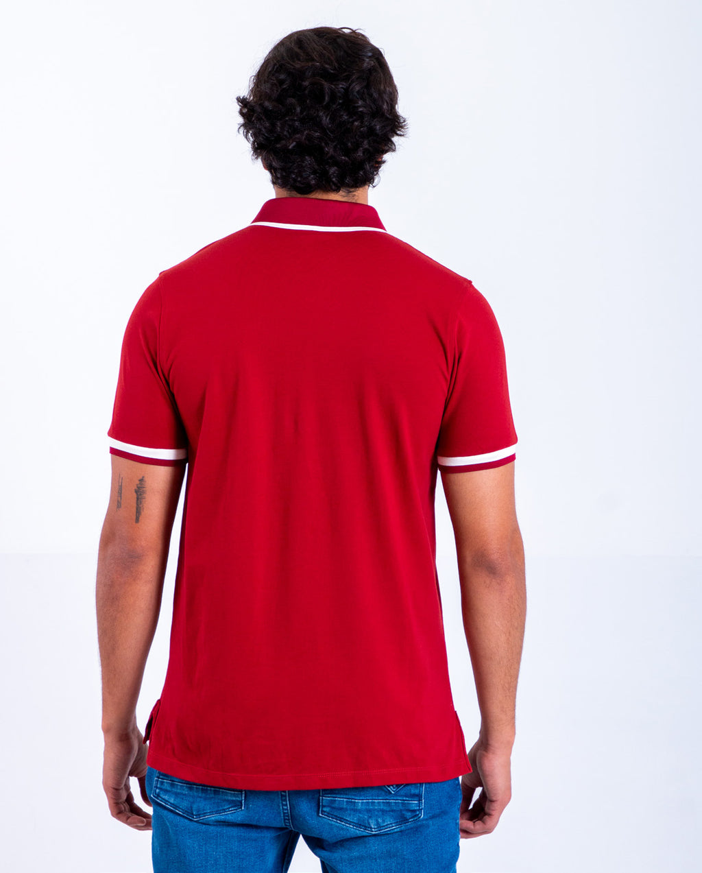 Camiseta Polo Oxford 022600 Vinotinto