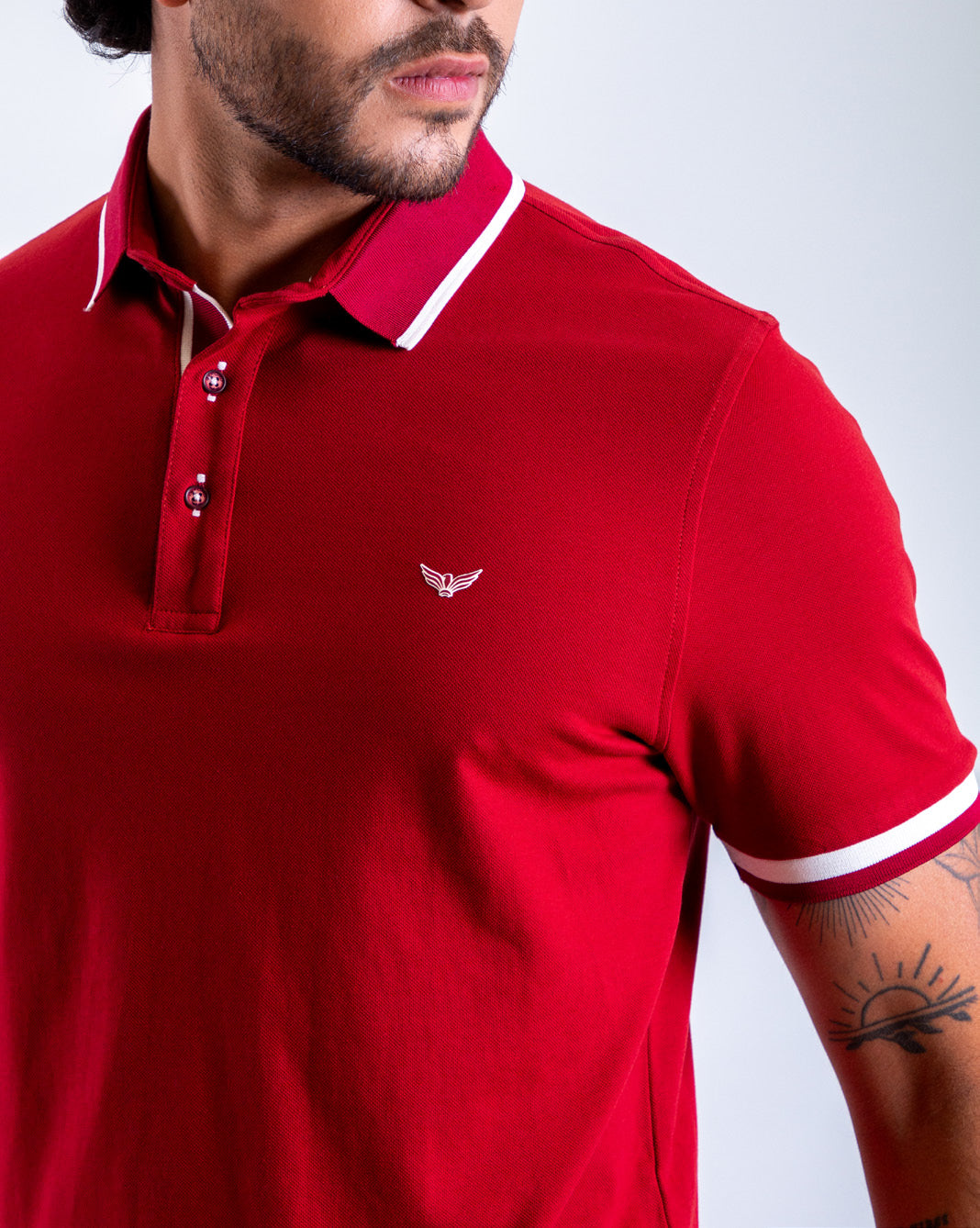 Camiseta Polo Oxford 022600 Vinotinto