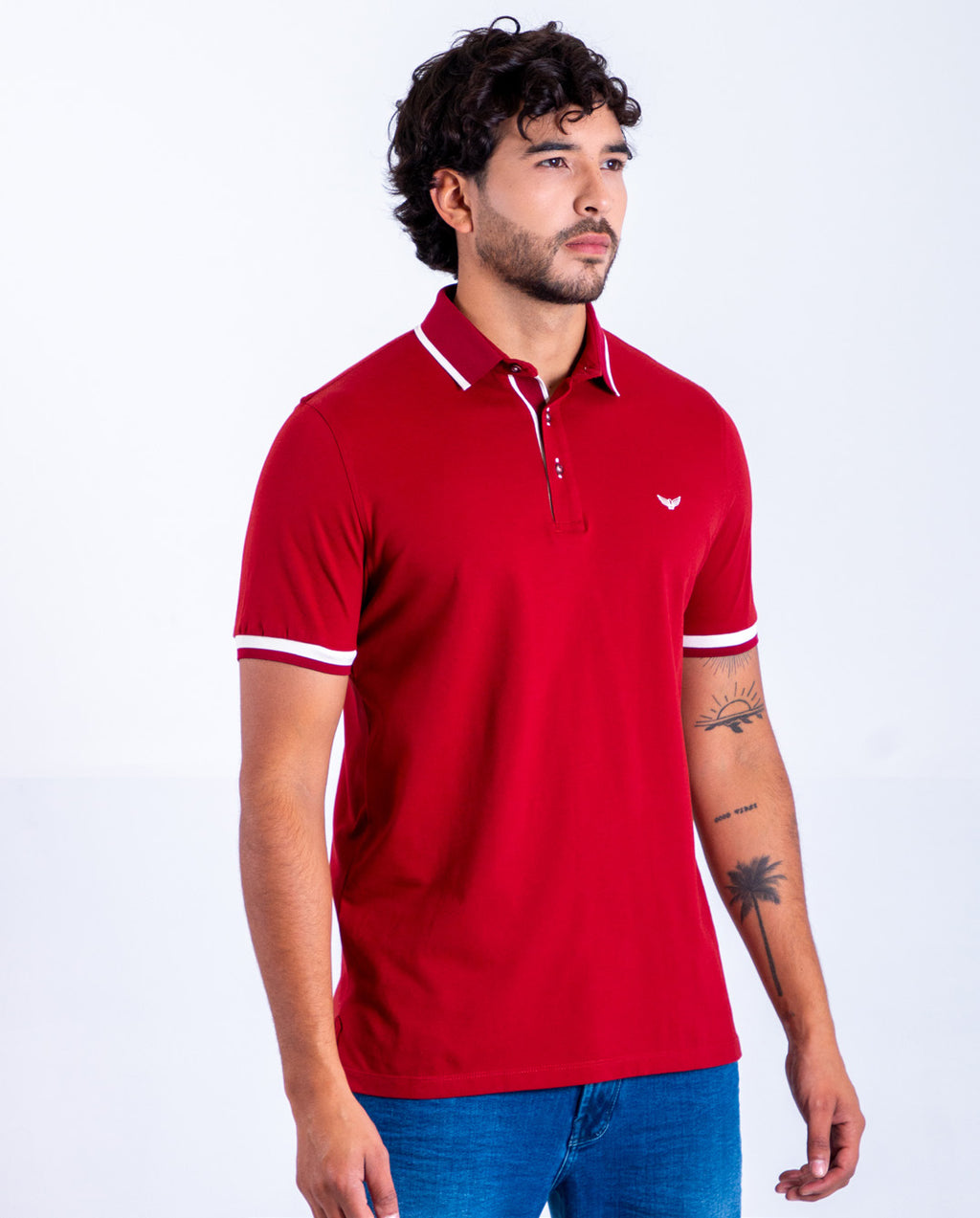 Camiseta Polo Oxford 022600 Vinotinto