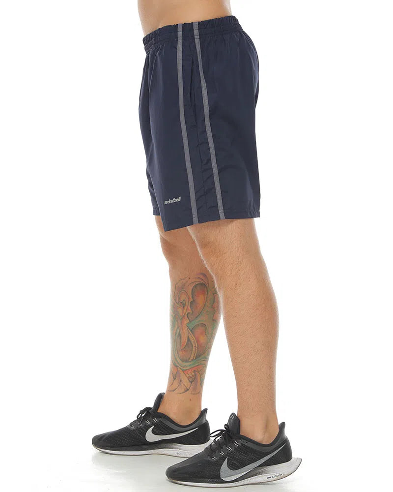 Racketball Pantaloneta Basica Con Sesgos Hombre 20842 Azul Oscuro