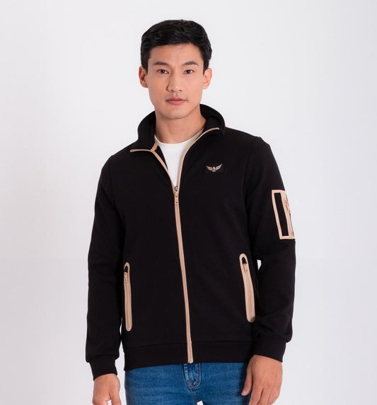 Chaqueta Capota Hombre Oxford 261280 Algodon Negro