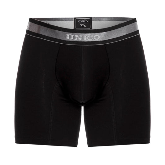 Boxer Unico Clasico Nebuloso A22 Medio Algodon Negro