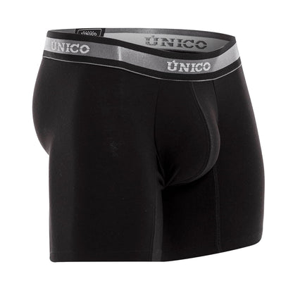 Boxer Unico Clasico Nebuloso A22 Medio Algodon Negro