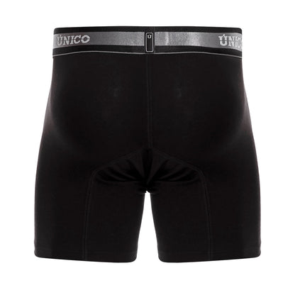 Boxer Unico Clasico Nebuloso A22 Medio Algodon Negro