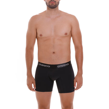 Boxer Unico Clasico Intenso M22 Medio Microfibra Negro