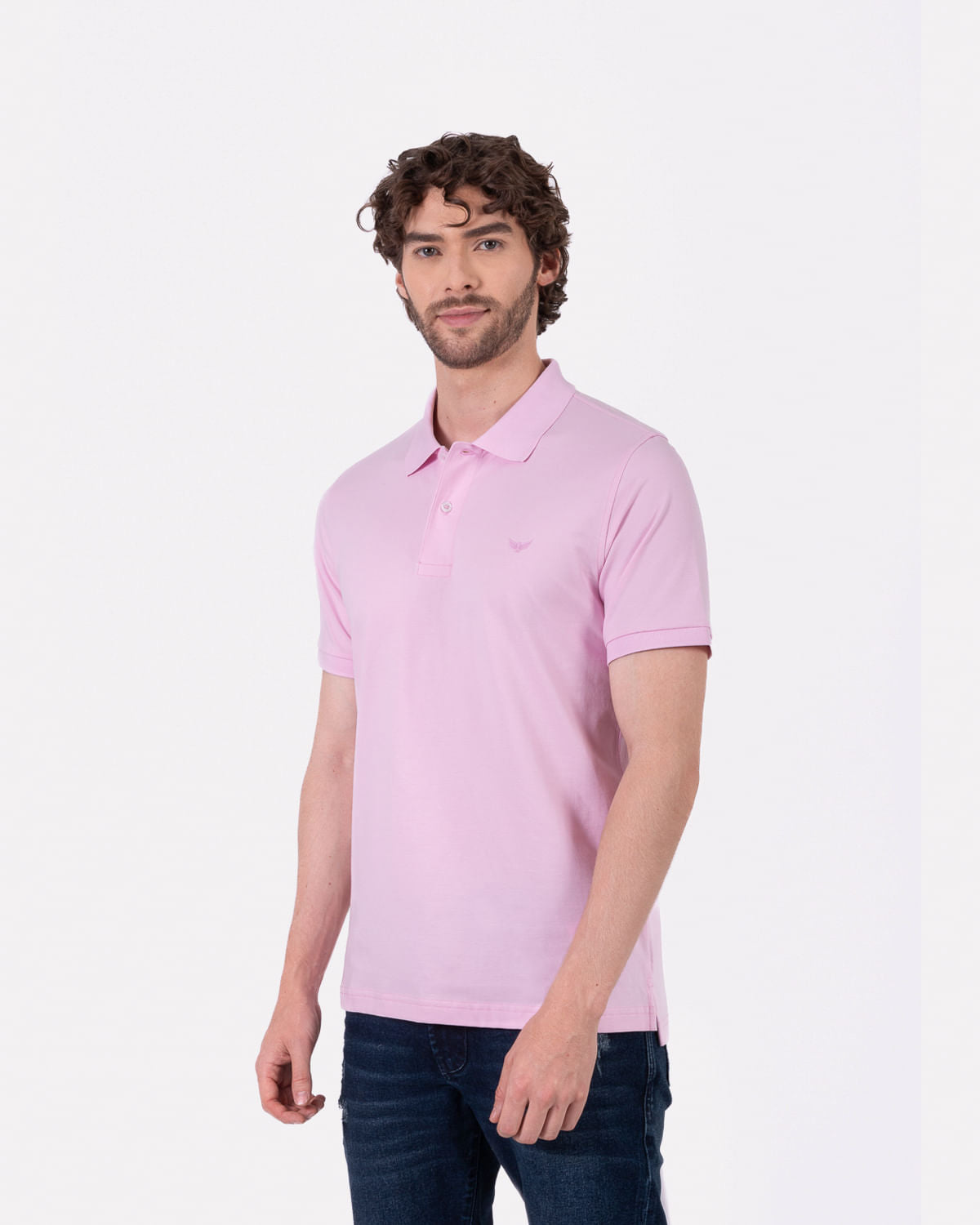 Camiseta Polo Oxford 022145 Rosado