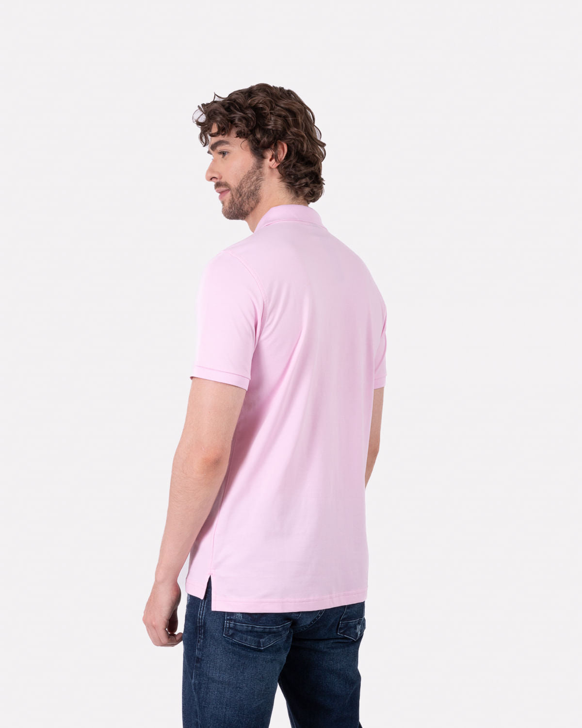 Camiseta Polo Oxford 022145 Rosado