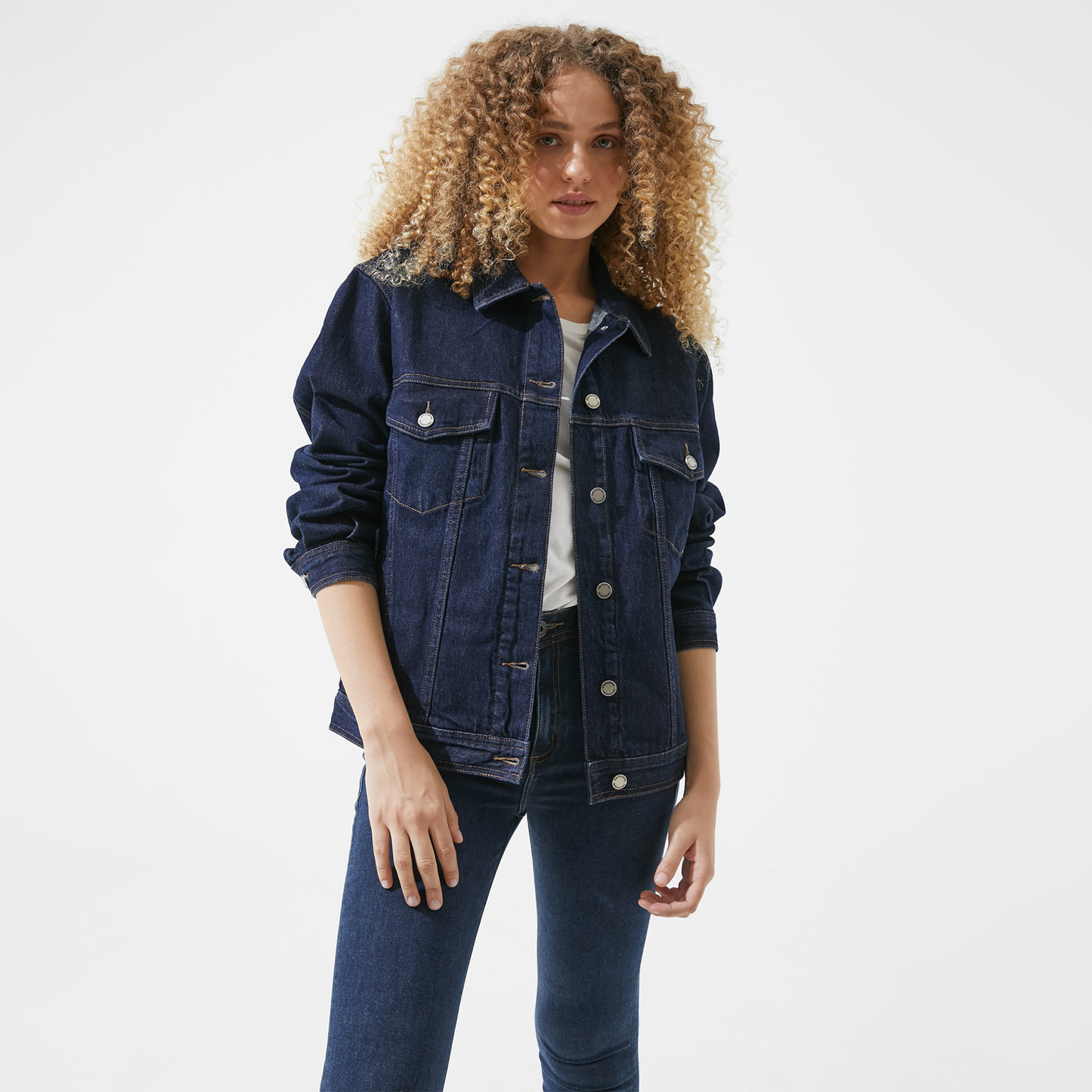 Chaqueta Americanino 320D000 Denim Azul Oscuro – Valentina Pereira