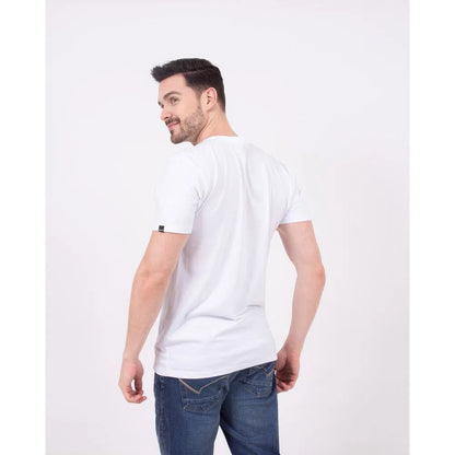 Camiseta Cuello Redondo Oxford 333426 Blanco