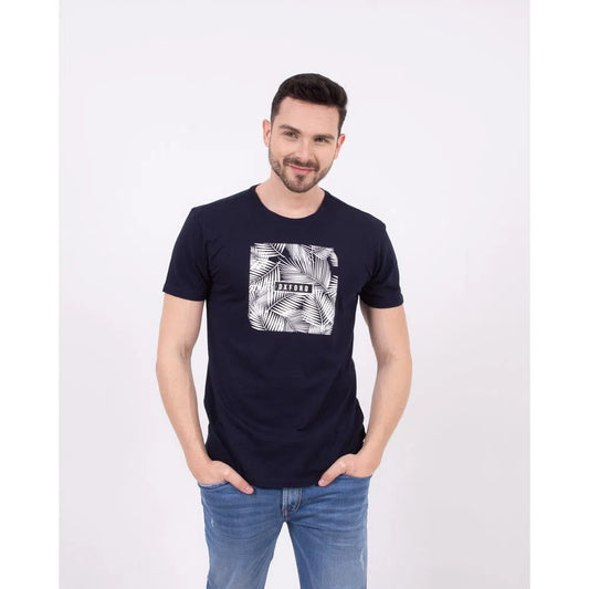 Camiseta Cuello Redondo Oxford 333444 Navy