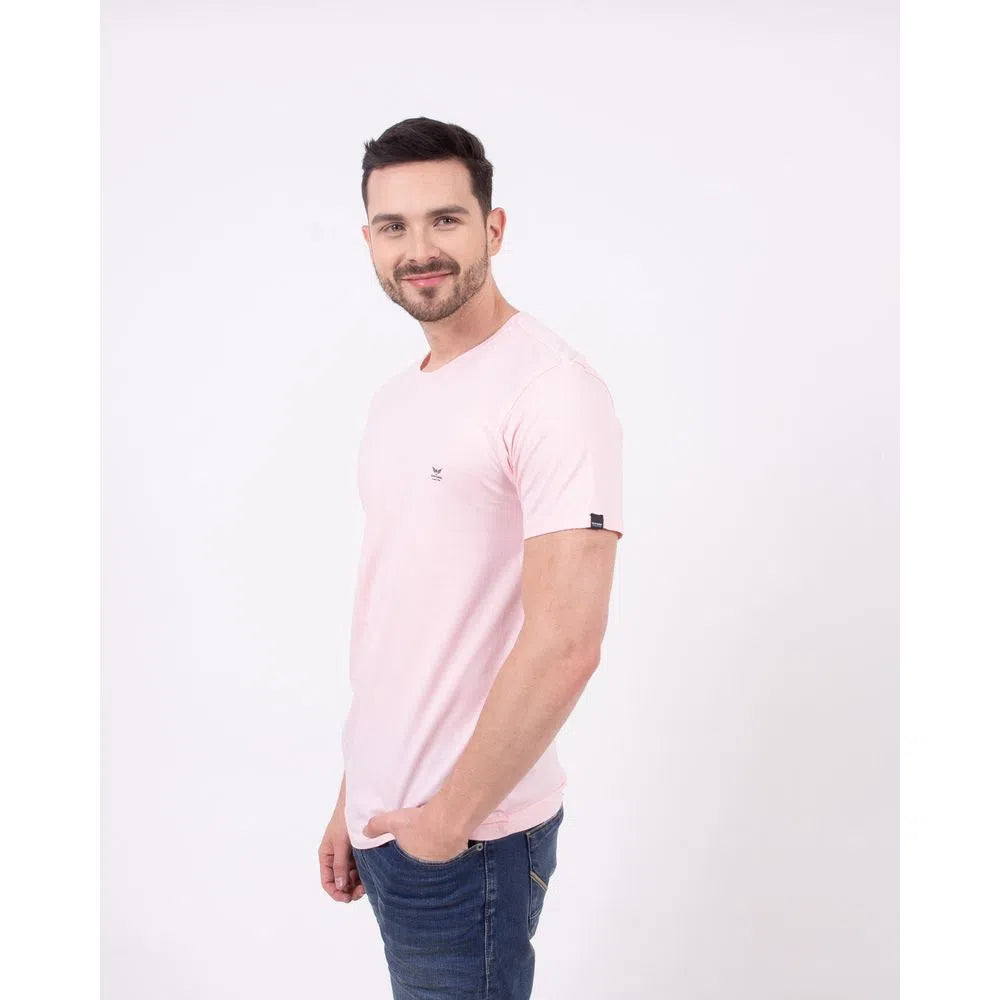 Camiseta Cuello Redondo Oxford 333461 Rosado