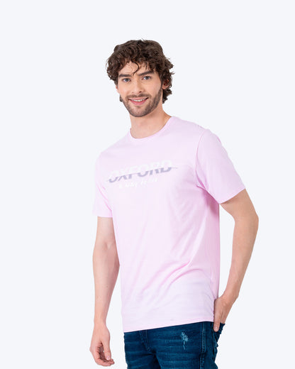 Camiseta Cuello Redondo Oxford 333532 Rosado