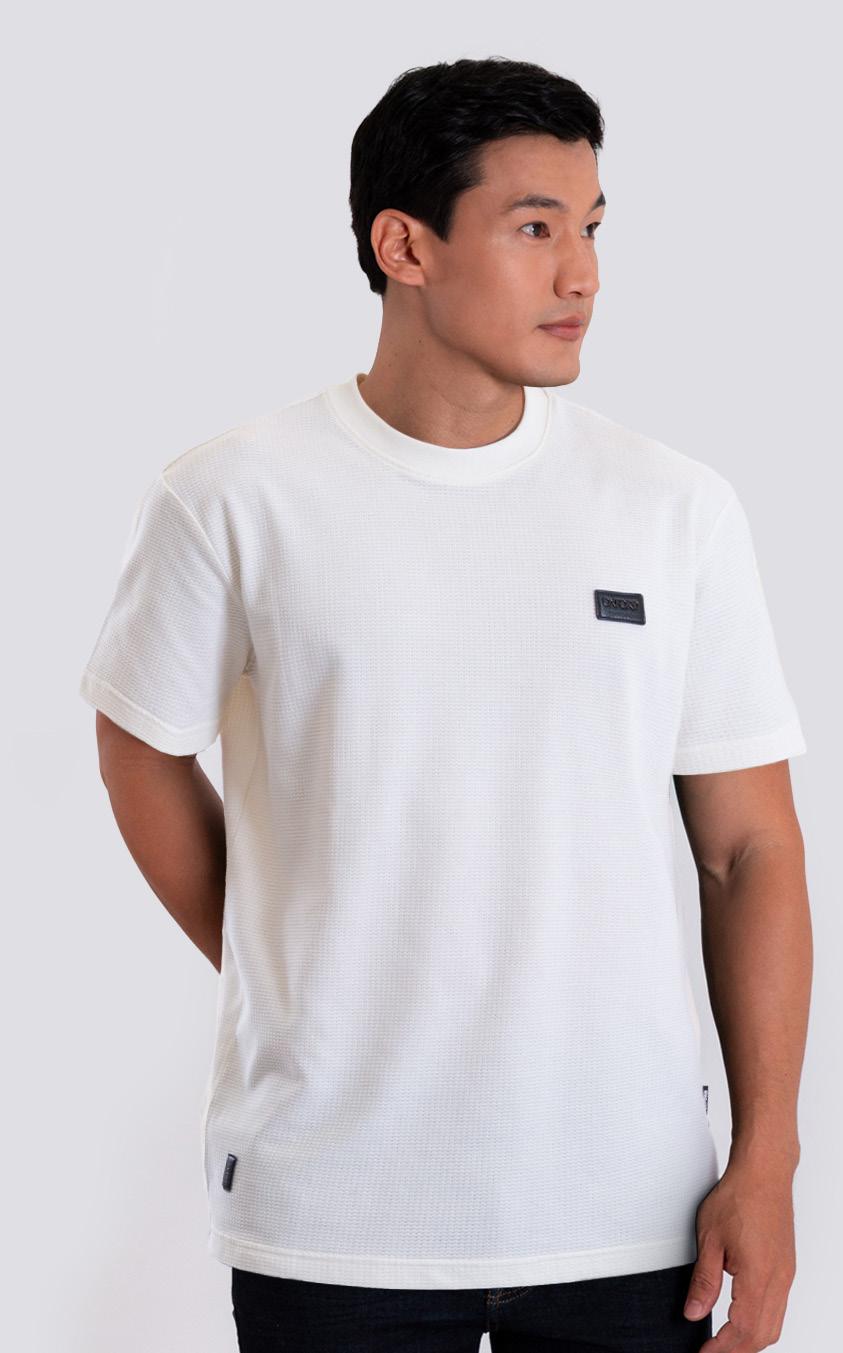 Camiseta Cuello Redondo Oxford 333731 Ivory