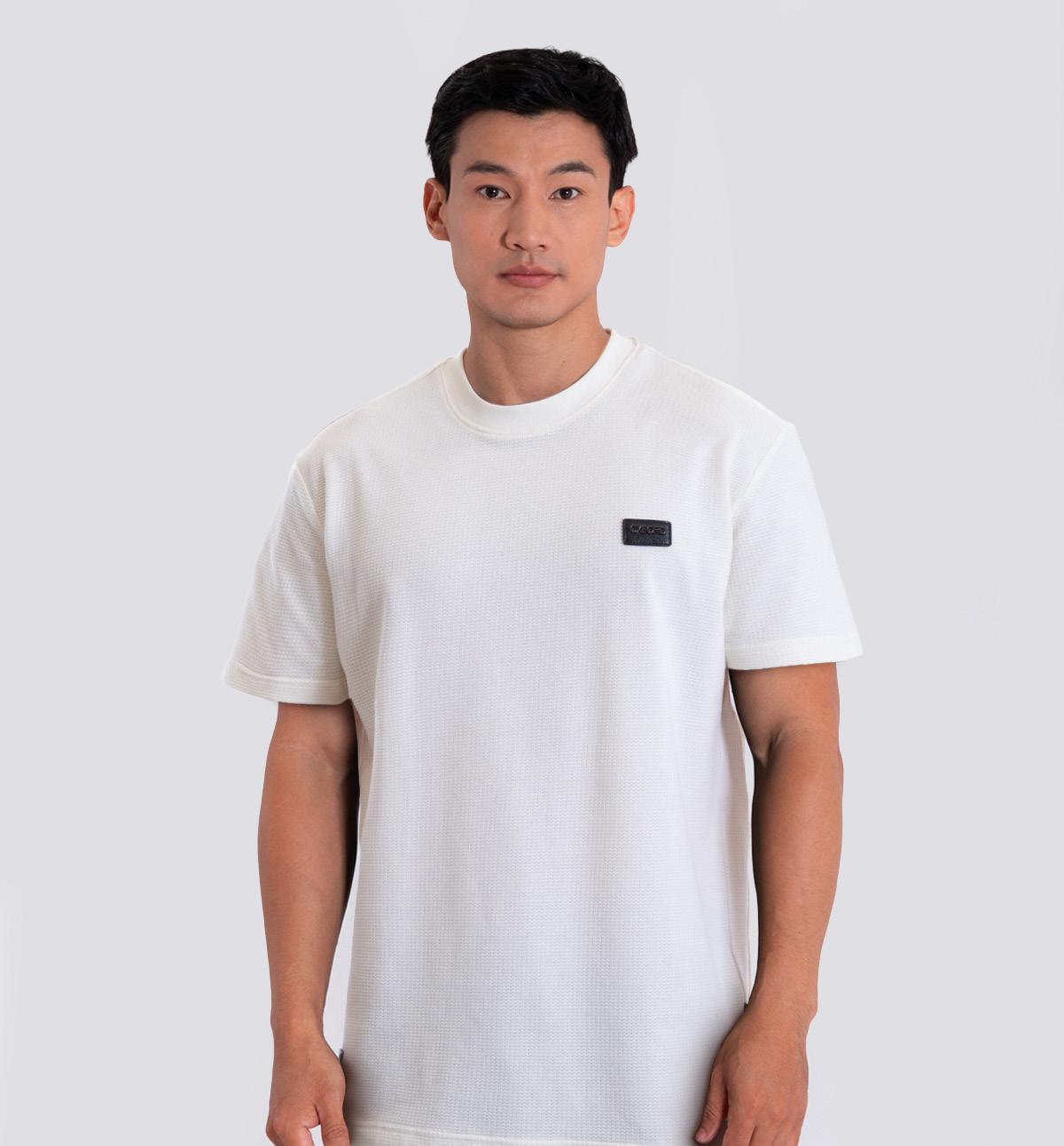 Camiseta Cuello Redondo Oxford 333731 Ivory