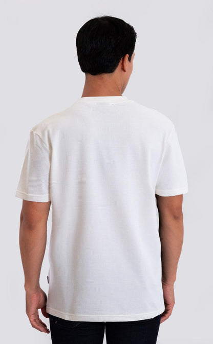 Camiseta Cuello Redondo Oxford 333731 Ivory