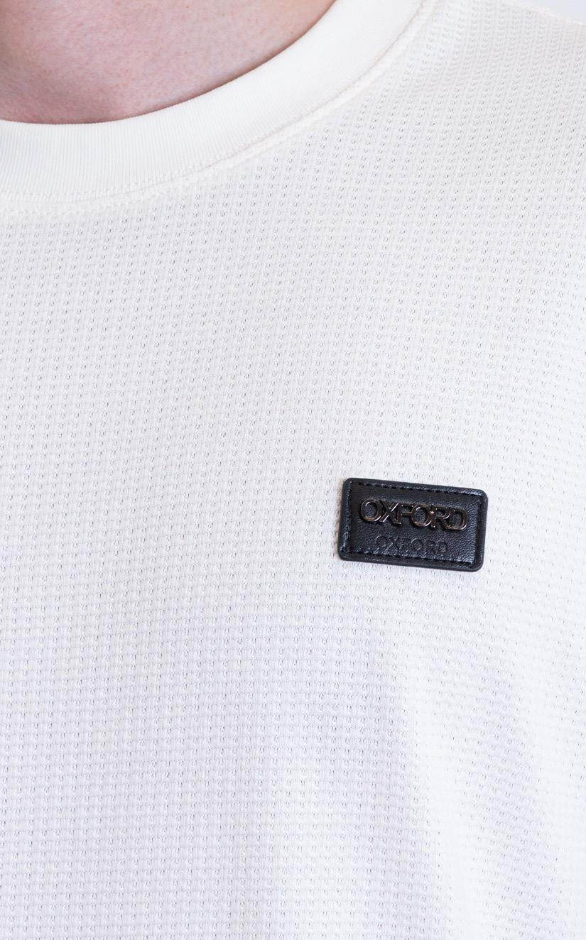 Camiseta Cuello Redondo Oxford 333731 Ivory