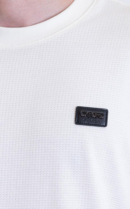 Camiseta Cuello Redondo Oxford 333731 Ivory