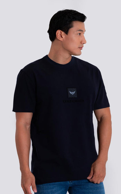 Camiseta Cuello Redondo Oxford 333742 Azul Oscuro