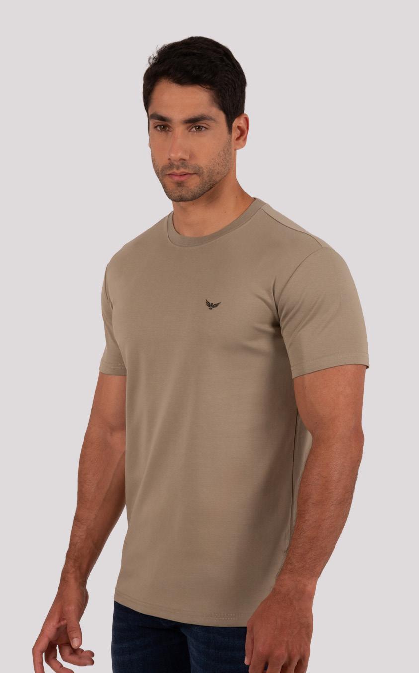 Camiseta Cuello Redondo Oxford 333747 Verde