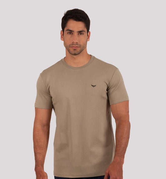 Camiseta Cuello Redondo Oxford 333747 Verde