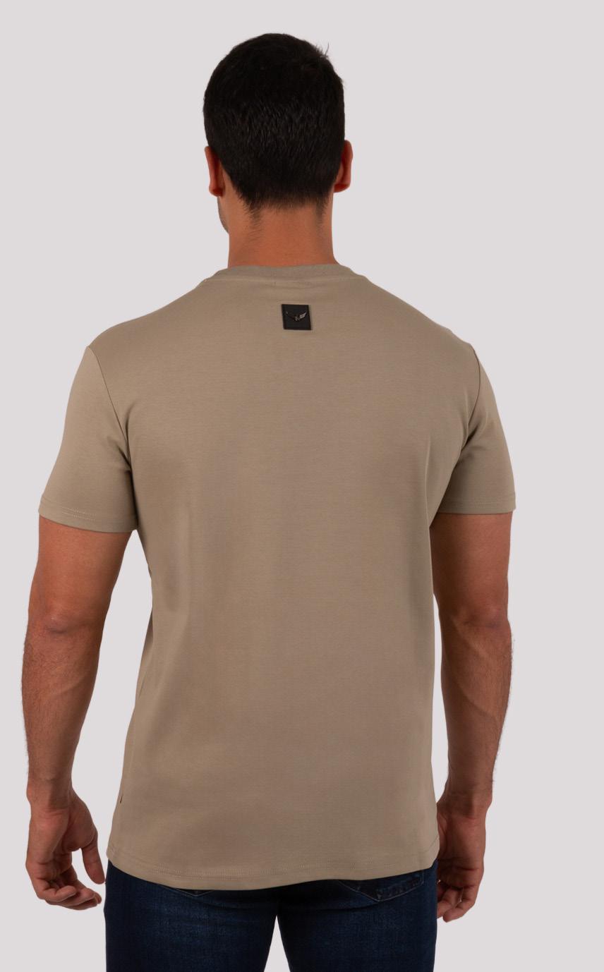 Camiseta Cuello Redondo Oxford 333747 Verde