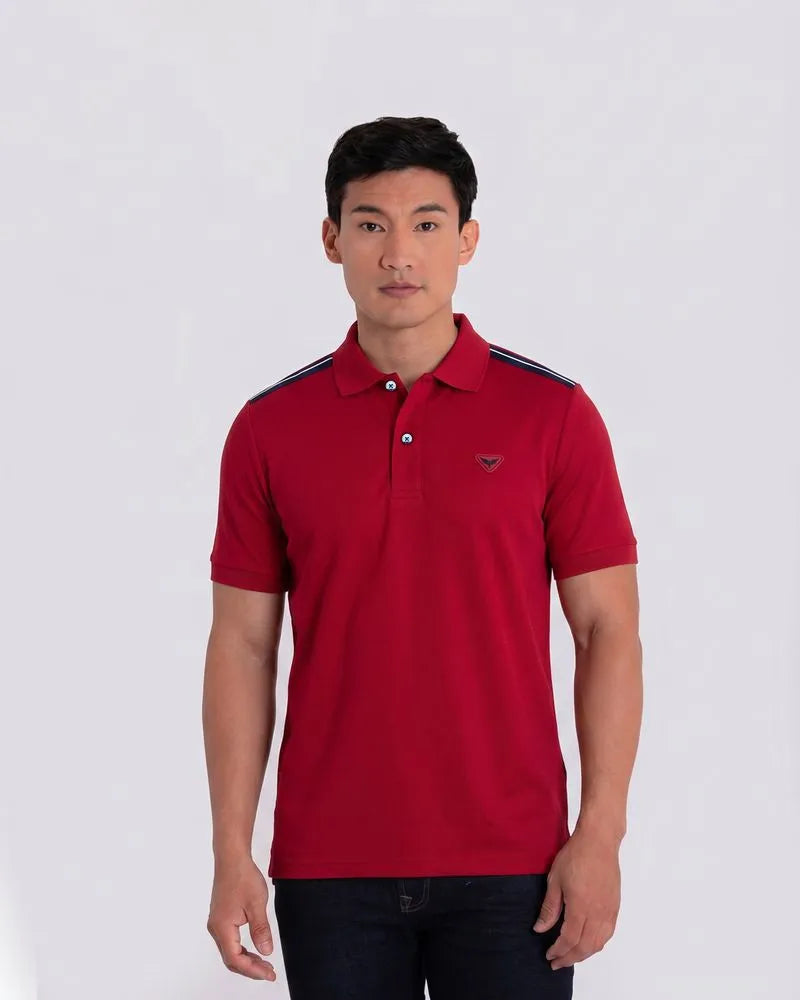 Camiseta Polo Oxford 022587 Rojo
