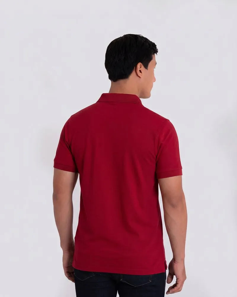 Camiseta Polo Oxford 022587 Rojo