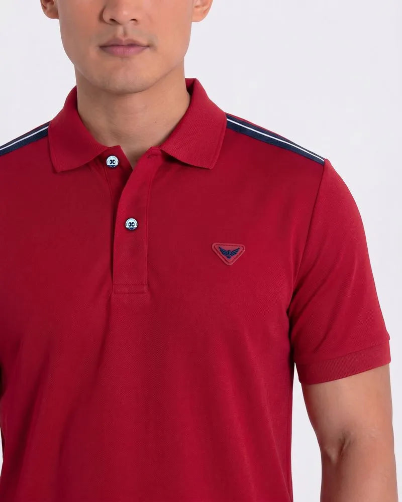 Camiseta Polo Oxford 022587 Rojo
