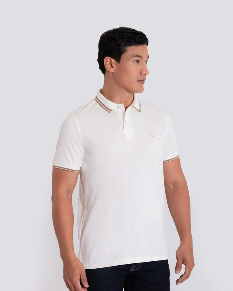 Camiseta Polo Oxford 022476 Crudo