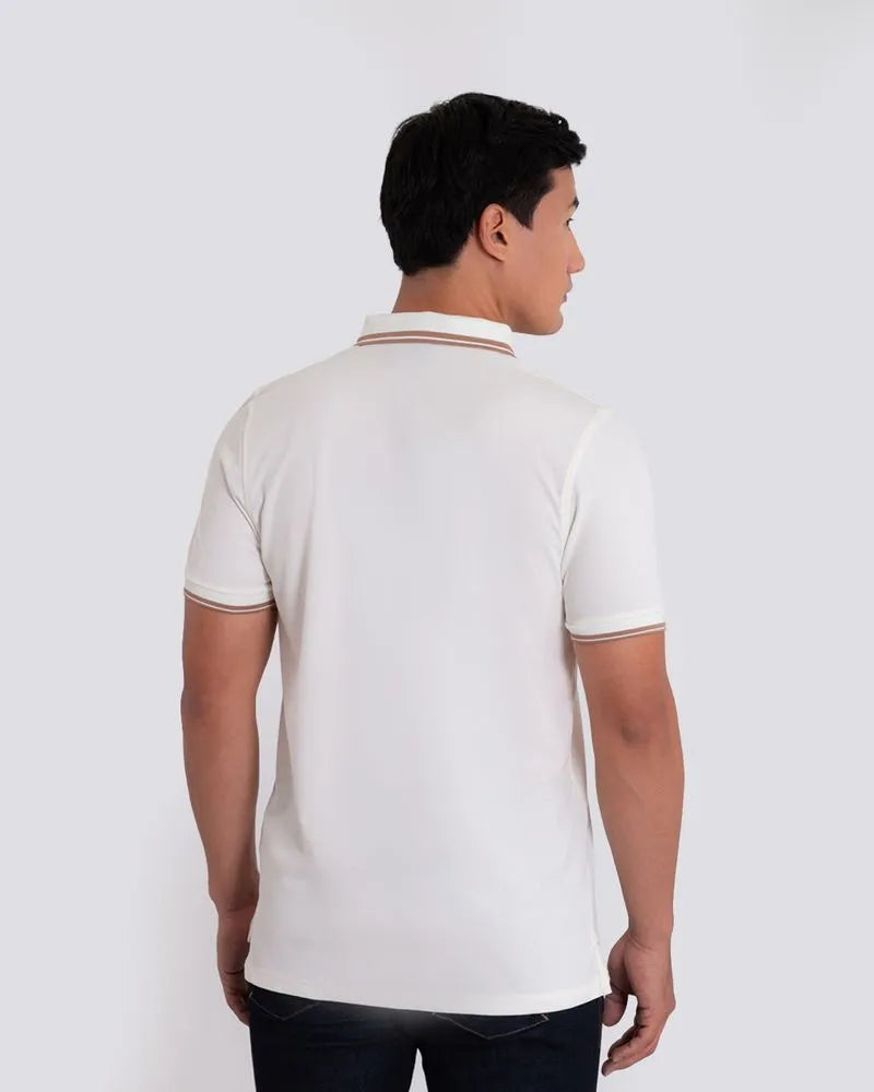 Camiseta Polo Oxford 022476 Crudo