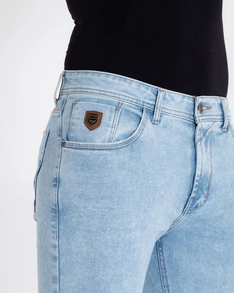 Jean Hombre Oxford 012065 Comfort Regular Azul Claro