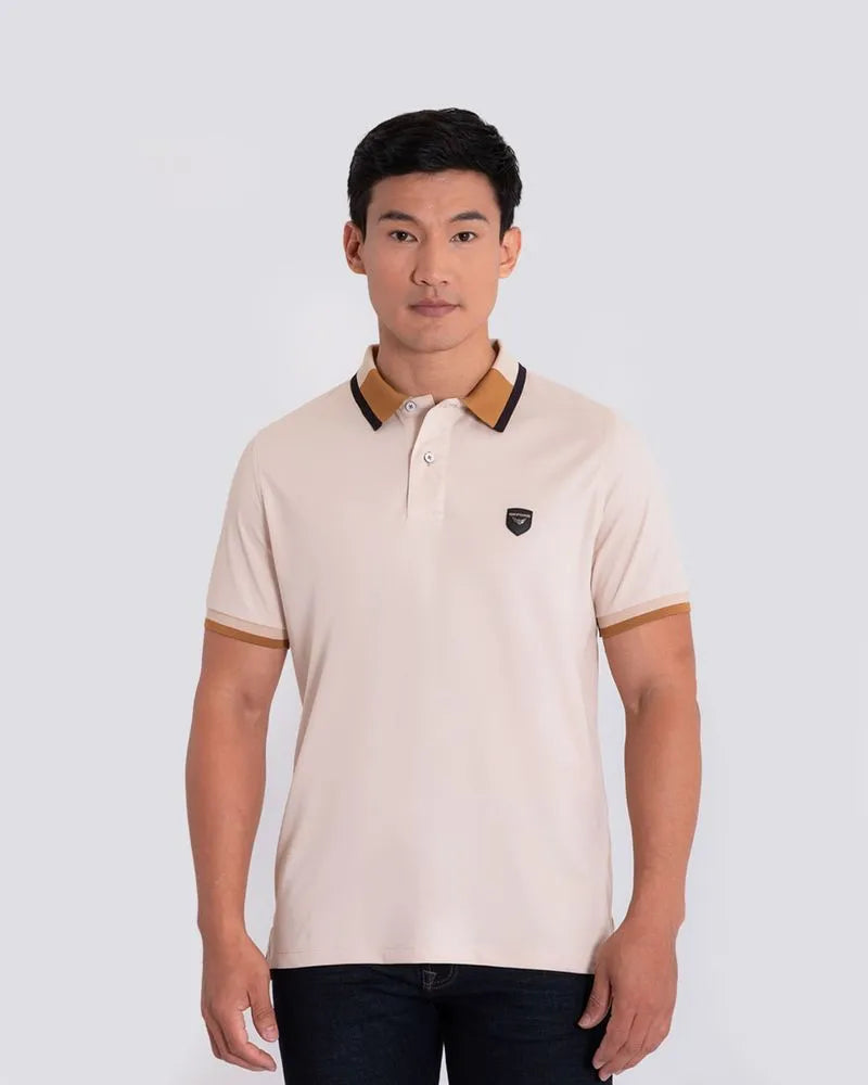 Camiseta Polo Oxford 022540 Beige