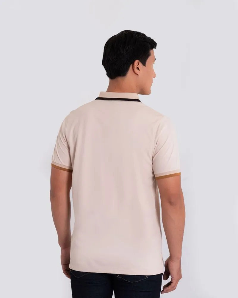 Camiseta Polo Oxford 022540 Beige