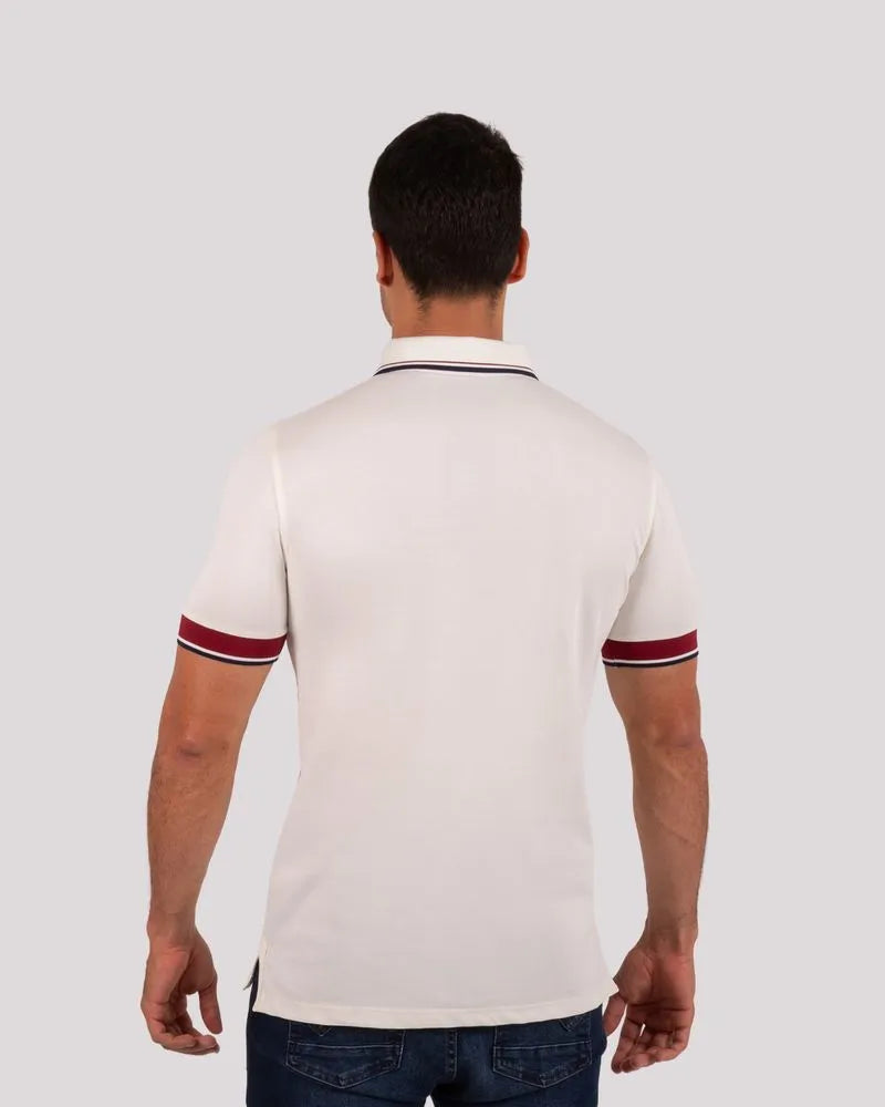 Camiseta Polo Oxford 022405 Crudo