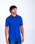 Camiseta Polo Oxford 022581 Azul Electrico