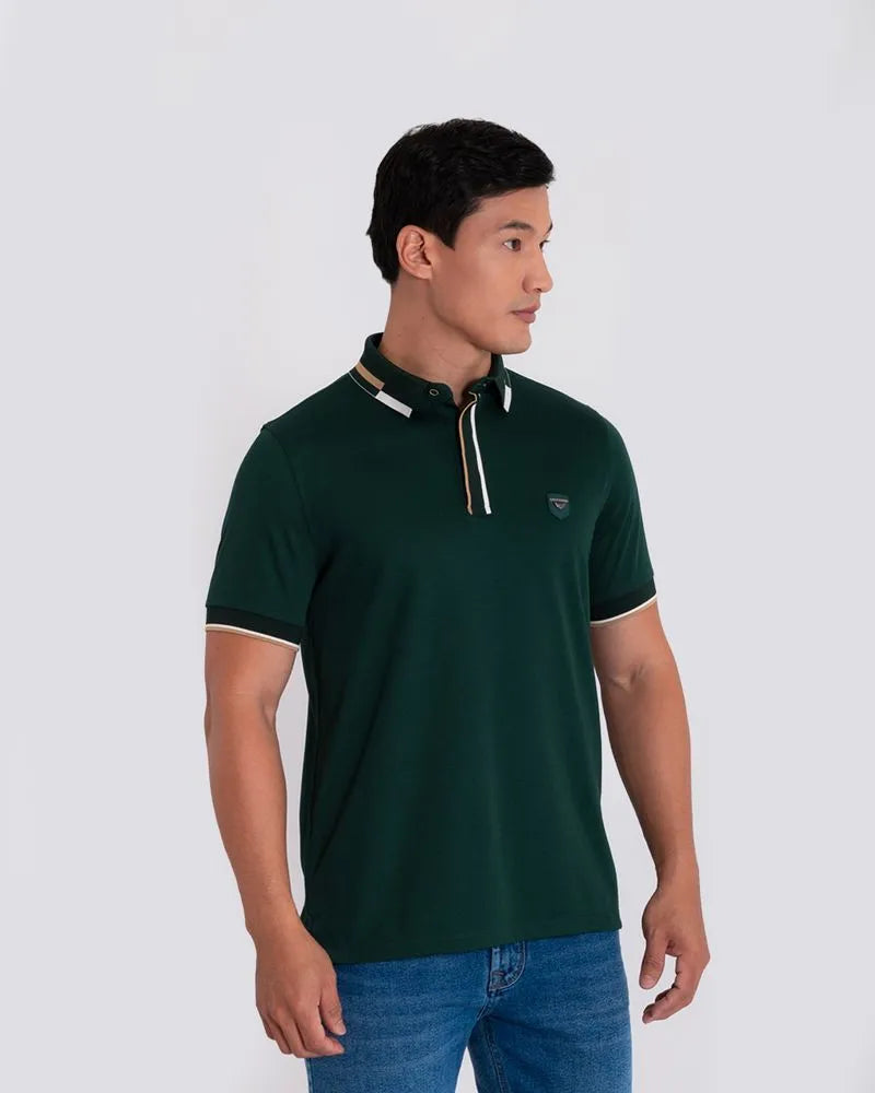 Camiseta Polo Oxford 022547 Verde