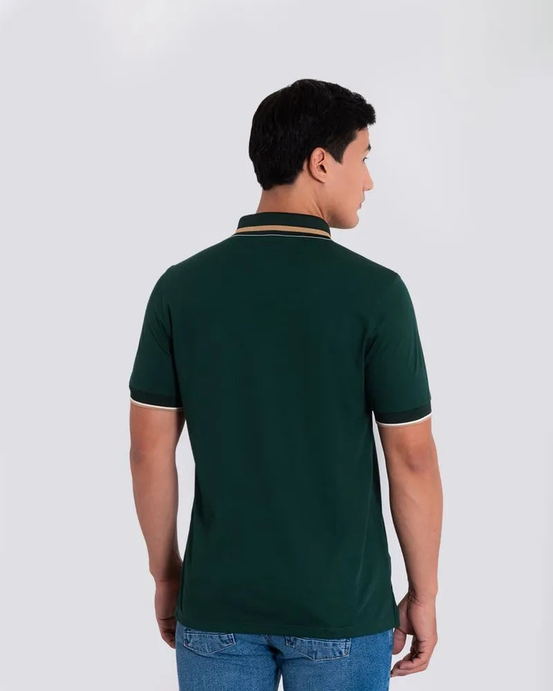 Camiseta Polo Oxford 022547 Verde