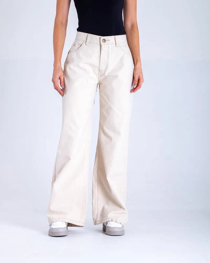 Jean Dama Oxford 041503 Crudo Wide Leg