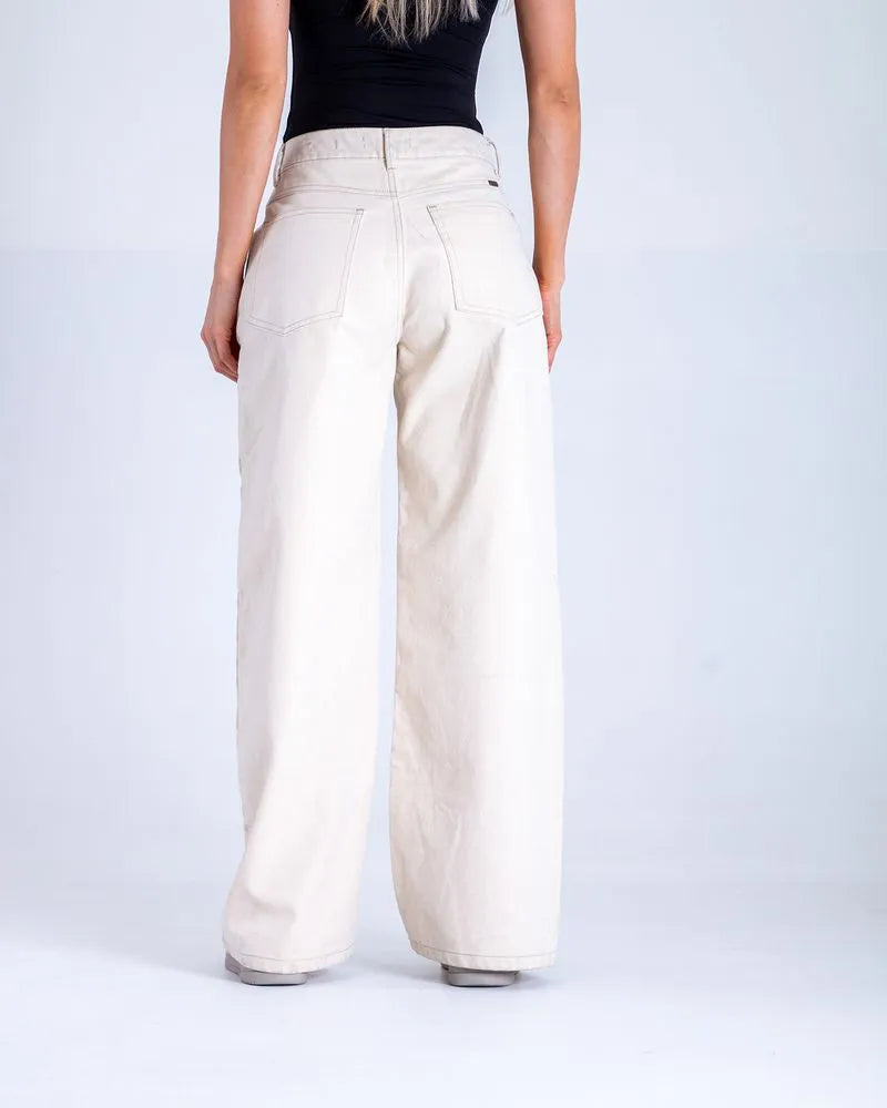 Jean Dama Oxford 041503 Crudo Wide Leg