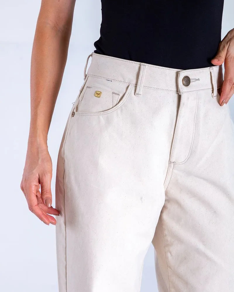 Jean Dama Oxford 041503 Crudo Wide Leg