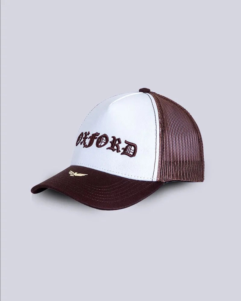 Gorra Oxford 125581 Cafe Malla Con Bordado