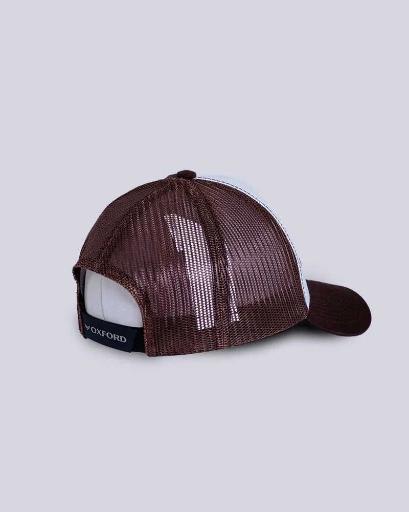 Gorra Oxford 125581 Cafe Malla Con Bordado