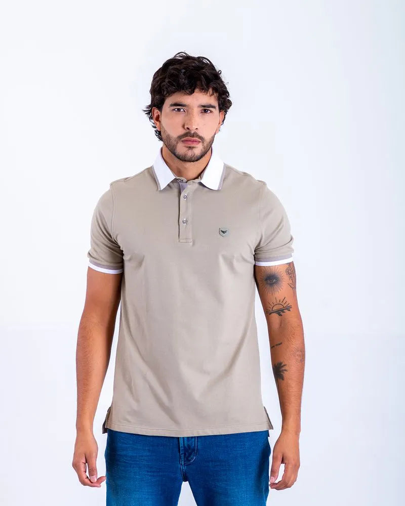 Camiseta Polo Oxford 022583 Verde Pistacho